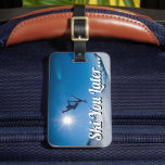 Personalisiertes Skifahren | Reisen Gepäckanhänger<br><div class="desc">Personalisierte lustige Gepäckmarke,  um Ihre Tasche leichter zu identifizieren und sie bei Verlust mit ihrem rechtmäßigen Besitzer wiedervereinigt zu werden.</div>