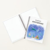 Personalisiertes Skizzenbuch zum Thema "Wasserfarb Notizblock (Innenseite)