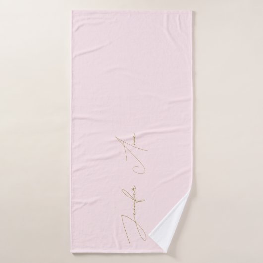 Personalisiertes Skript - Blindfarbname Badehandtuch (Badehandtuch)