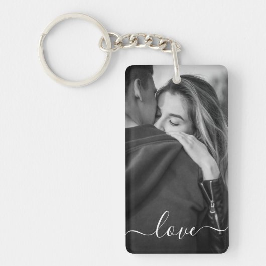 Personalisiertes Skript für benutzerdefiniertes Fo Schlüsselanhänger (Vorderseite)