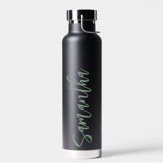 Personalisiertes Skript für den Party Name Grün Trinkflasche (Links)