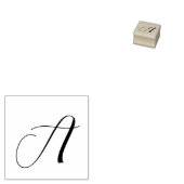 Personalisiertes Skript Initial Gummistempel (Stempel)