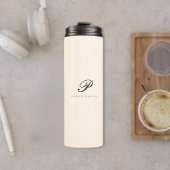 Personalisiertes Skript Wasserflasche - Blush Pink Thermosbecher