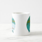 Personalisiertes Skriptschwimmen Kaffeetasse (Mittel)