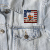 PERSONALISIERTES SLOGAN LAND SPRICHWORT ZOLLISIERT BUTTON (Beispiel)
