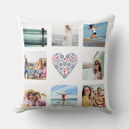 Personalisiertes slowakisches Folkepatterkissen Kissen