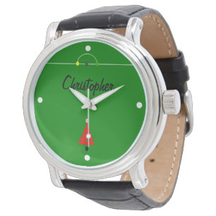 Personalisiertes Snooker-Design Armbanduhr