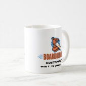 Personalisiertes Snowboarden Kaffeetasse (VorderseiteRechts)