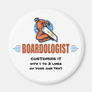 Personalisiertes Snowboarden Magnet