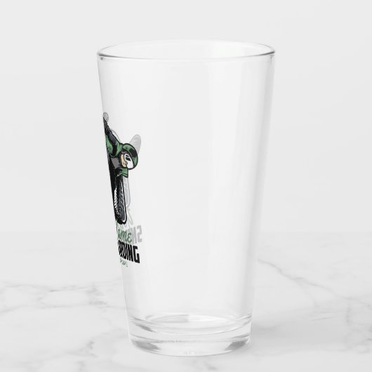 Personalisiertes Snowboarden-Schneefräßchen Glas (Links)