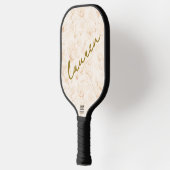 Personalisiertes Soft Florals Name Pickleball Desi Schläger (Links)