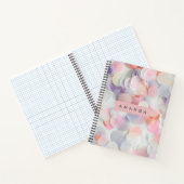 Personalisiertes Soft Pastel Konfetti Design Notizblock (Innenseite)