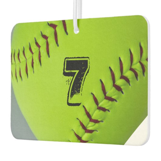 Personalisiertes Softball-Lufterfrischer Autolufterfrischer (Links)