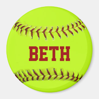 Personalisiertes Softball-Magnet Magnet