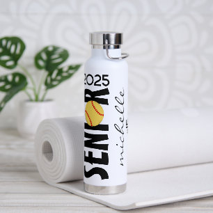 Personalisiertes Softball Senior Abschluss Trinkflasche