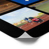 Personalisiertes Software-Collage Name Team # Poster (Ecke)