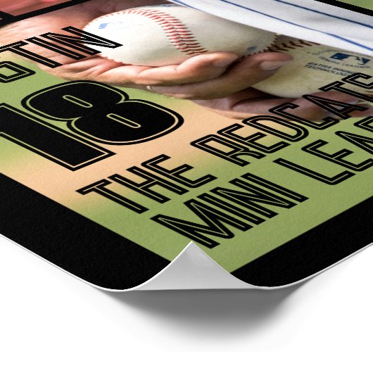 Personalisiertes Software-Collage Name Team # Poster (Ecke)