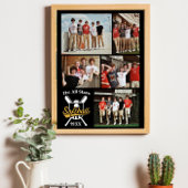 Personalisiertes Software-Collage Name Team # Poster