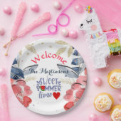 Personalisiertes Sommer-BBQ-Picknick Pappteller (Party)
