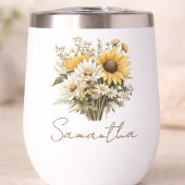 Personalisiertes Sommer-Daisy-Blumenstrauß-Name