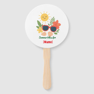 Personalisiertes Sommer-Fan-Set   Süße Sonne, Trop Fächer