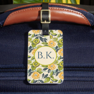 Personalisiertes Sommer-Limonen-Kiwi-Gepäckanhänge Gepäckanhänger