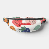 Personalisiertes Sommerfarbenfrohes Erdbeermuster Bauchtasche (Ablage )