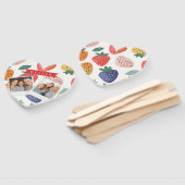 Personalisiertes Sommerfarbenfrohes Erdbeermuster Fächer (Non-assembled)