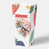 Personalisiertes Sommerfarbenfrohes Erdbeermuster Geschenkschachtel (Vorderseite)