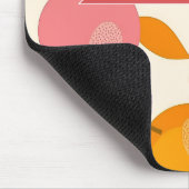 Personalisiertes Sommerfarbenfrohes Erdbeermuster Mousepad (Ecke)