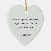 Personalisiertes Sonderangebot Keramik Ornament (Rechts)