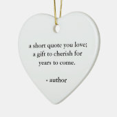 Personalisiertes Sonderangebot Keramik Ornament (Links)