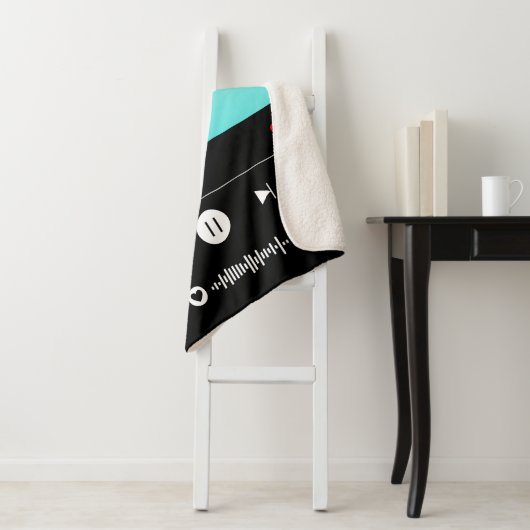 Personalisiertes Song-Code-Scannermusikpaar Sherpadecke (Beispiel)