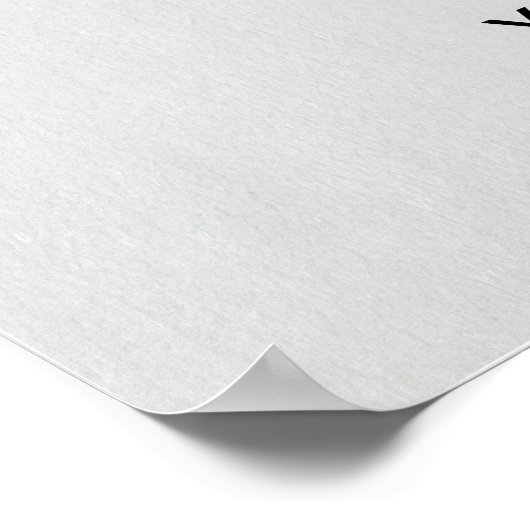 Personalisiertes Song Poster Wand an Wand Kunstdru (Ecke)