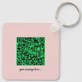 Personalisiertes Song Rosa mit Bild Schlüsselanhänger (Rückseite)