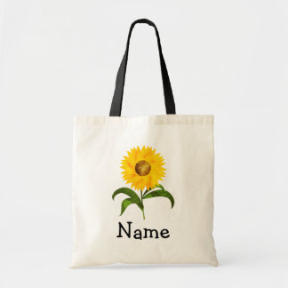 Personalisiertes Sonnenblumenbeutel | 2-seitige Ko Tragetasche