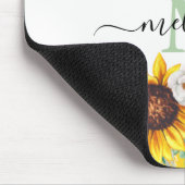 Personalisiertes Sonnenblumenmousepad Mousepad (Ecke)