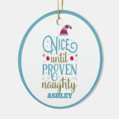 Personalisiertes Sonnenfick oder schöne Weihnachte Keramik Ornament (Links)