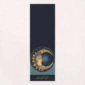 Personalisiertes Sonnenmond Yoga Mat Yogamatte (Vorderseite)