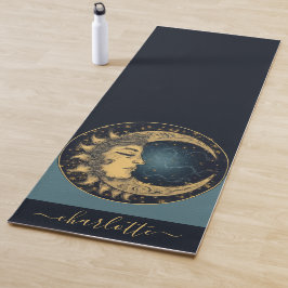 Personalisiertes Sonnenmond Yoga Mat Yogamatte