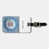 personalisiertes Sonnensegel Gepäckanhänger (Vorderseite horizontal)