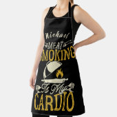 Personalisiertes, sonniges Rauchen ist mein Cardio Schürze (InSitu)