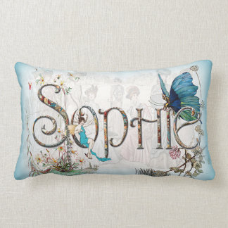 Personalisiertes "Sophie" Kissen (blau)