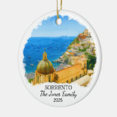 Personalisiertes Sorrento-Ornament, Italien Keramik Ornament (Links)