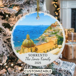 Personalisiertes Sorrento-Ornament, Italien Keramik Ornament