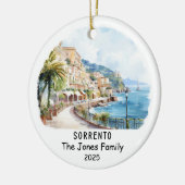 Personalisiertes Sorrento-Ornament, Italien Keramik Ornament (Links)