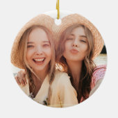 Personalisiertes Soul Schwester Weihnachtsgeschenk Keramik Ornament (Hinten)