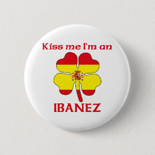 Personalisiertes Spanisch küsst mich, den ich Button