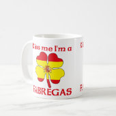 Personalisiertes Spanisch küsst mich, den ich Kaffeetasse (Vorderseite Links)