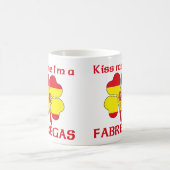 Personalisiertes Spanisch küsst mich, den ich Kaffeetasse (Mittel)